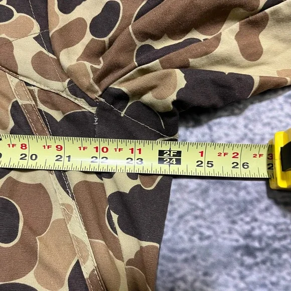 Vintage 90s Columbia Duck Camo Bomber Jacket Mens Large Full Zip Outdoor - Picture 13 of 15